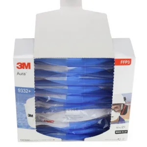 10x 3m mondkapje aura 9332 ffp3 4
