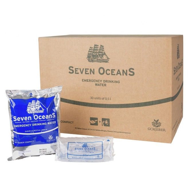 30 x Seven Oceans lang houdbaar drinkwater 500ml