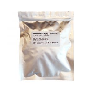 Aquatabs waterzuiveringstabletten 8,5mg in mylar zak (50 strips van 10 tabletten)