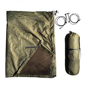 Bushmen THERMO deken / poncho 'olive'