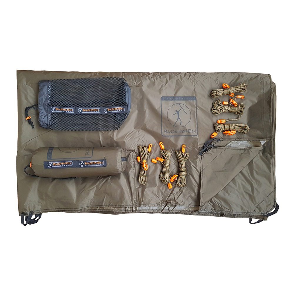 Bushmen ULTRALIGHT tarp 'dark olive'