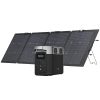 ecoflow delta 2 power station met 220w dubbelzijdig opvouwbaar zonnepaneel