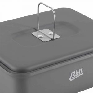 esbit solid fuel kookset met 11l aluminium pan en brander 4