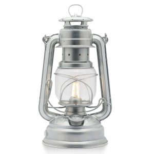 Feuerhand 276 LED stormlantaarn zink