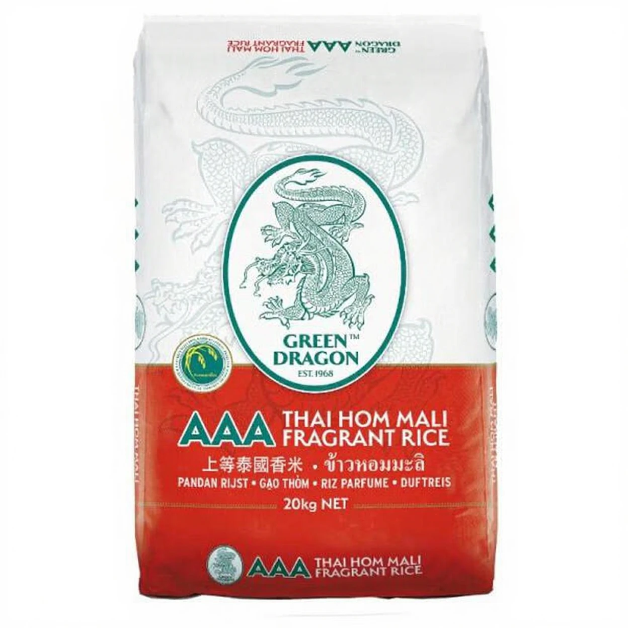 Green Dragon - PERFUME LONG GRAIN RICE - per zak 20kg