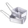 mess tin pannenset geanodiseerd aluminium