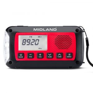 Midland ER100 noodradio met zaklamp