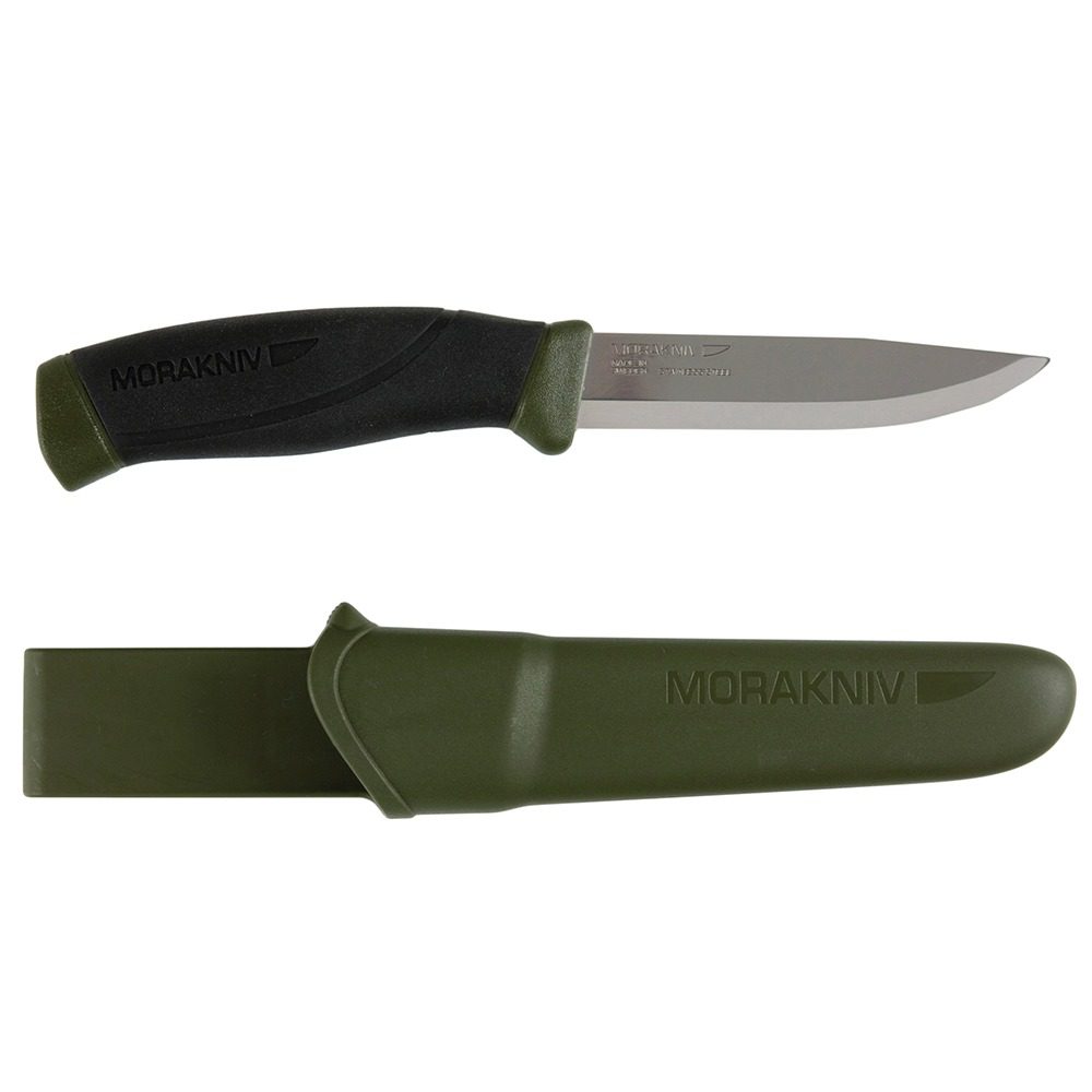Morakniv Companion MG Stainless mes RVS groen