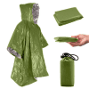 mylar noodponcho isolerend groen