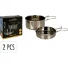 pannenset rvs 2 delig