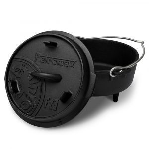 Petromax Dutch Oven gietijzeren pan - met pootjes