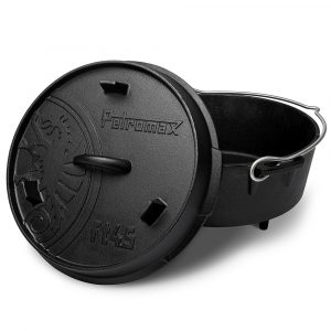 Petromax Dutch Oven gietijzeren pan - met pootjes
