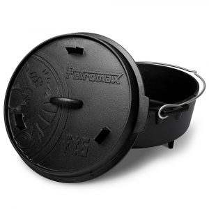 Petromax Dutch Oven gietijzeren pan - met pootjes