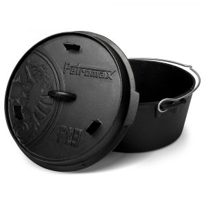 Petromax Dutch Oven gietijzeren pan - zonder pootjes 5 petromax dutch oven gietijzeren pan zonder pootjes 5