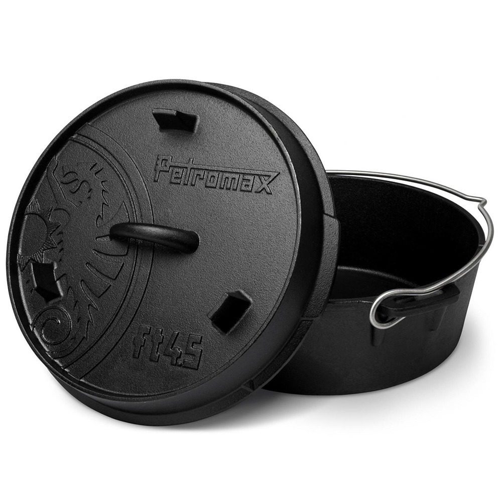 Petromax Dutch Oven gietijzeren pan - zonder pootjes