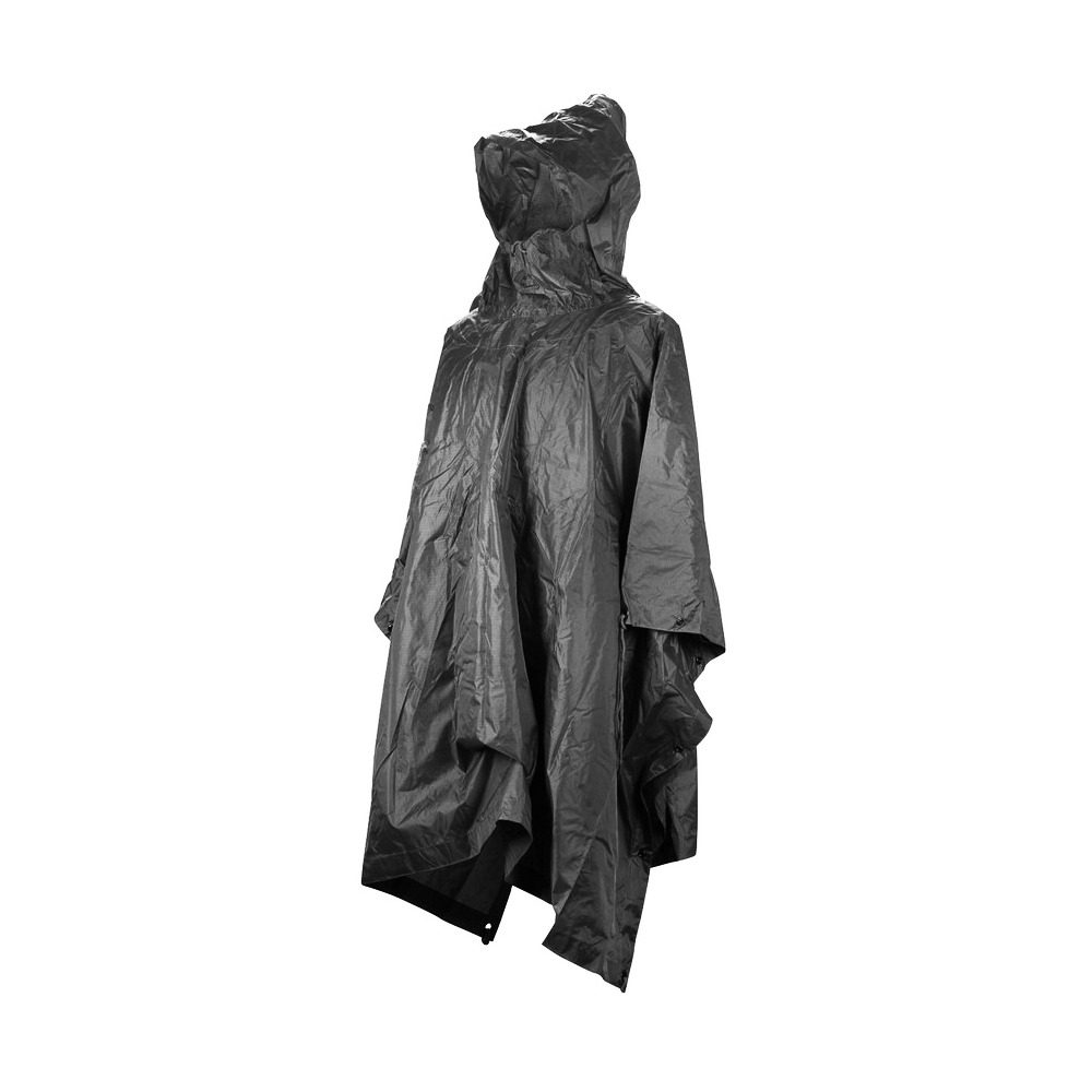 Ripstop poncho en tarp zwart