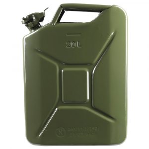 Stalen brandstof jerrycan 20 liter 3 stalen brandstof jerrycan 20 liter 3