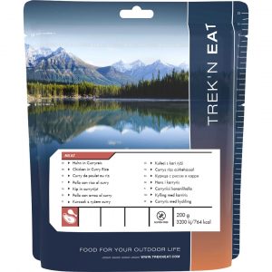 Trek'n Eat kip in curryrijst