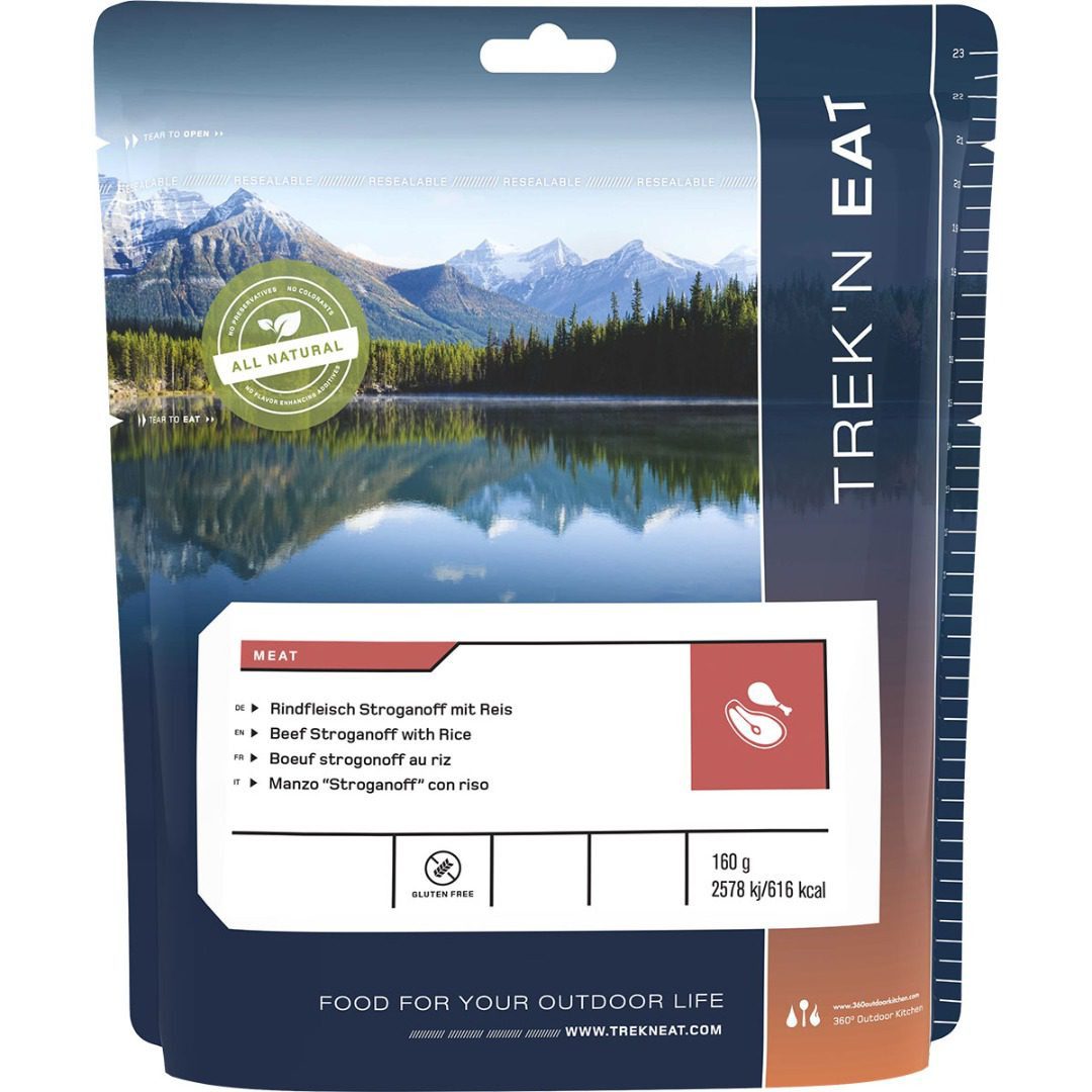 Trek'n Eat Rundvlees stroganoff met rijst