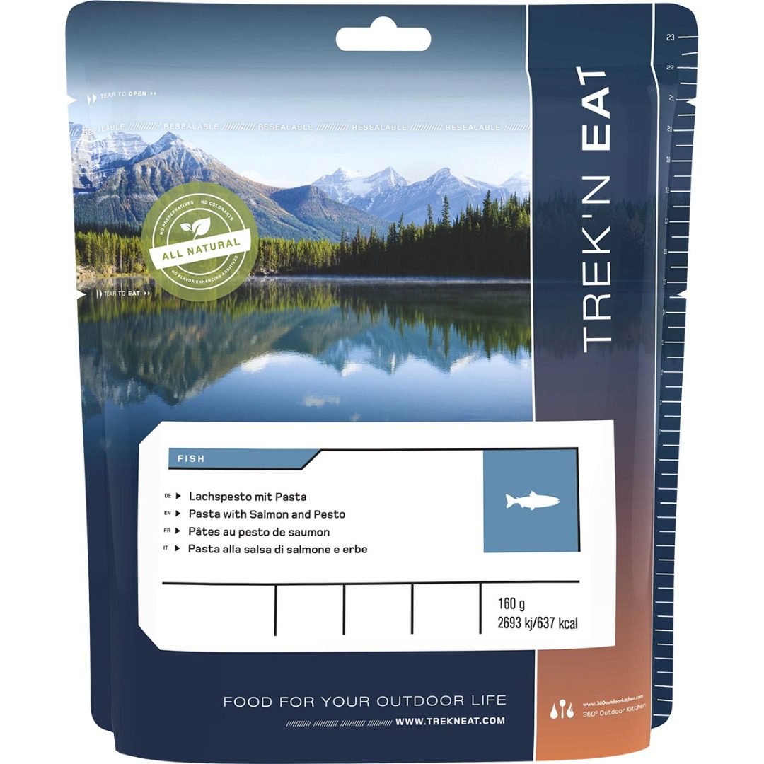 Trek'n Eat Zalm pesto met pasta