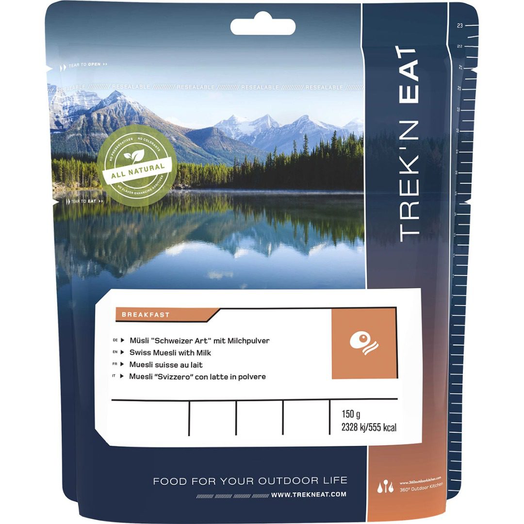 Trek'n Eat Zwitserse muesli met melk