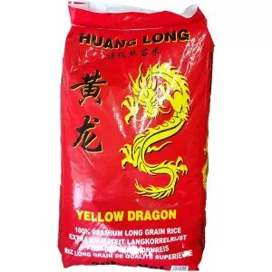 Yellow Dragon - Zalmkleurige Langkorrelrijst - per zak 20kg
