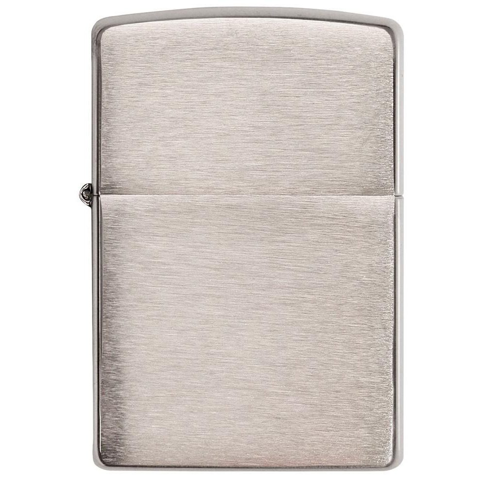 zippo-brushed-chrome-benzine-aansteker-3 zippo brushed chrome benzine aansteker 3