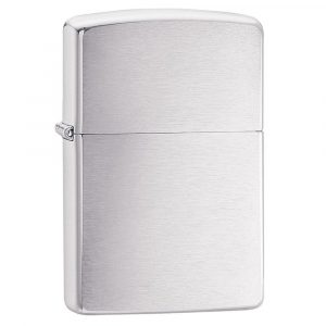 Zippo Brushed Chrome benzine aansteker
