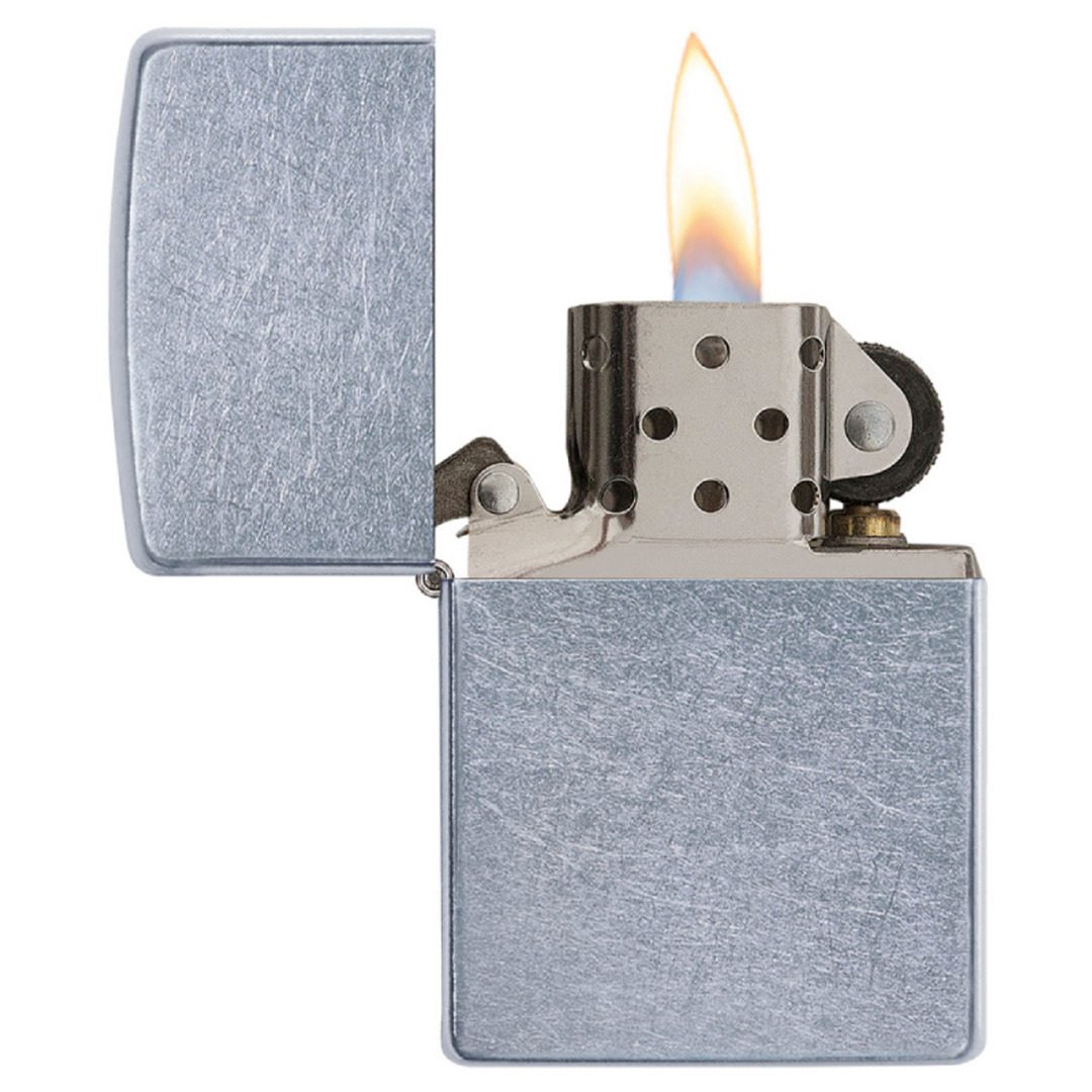 zippo-street-chrome-benzine-aansteker-2 zippo street chrome benzine aansteker 2
