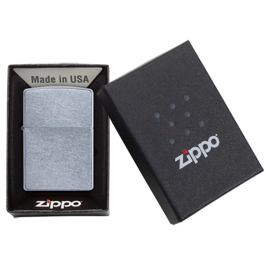 zippo-street-chrome-benzine-aansteker-4 zippo street chrome benzine aansteker 4